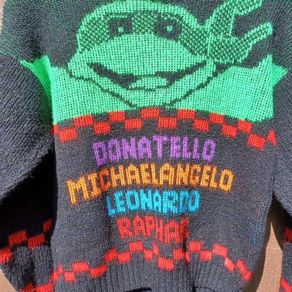 Vintage 90s Teenage Mutant Ninja Turtles Sweater - Picture 2 of 6